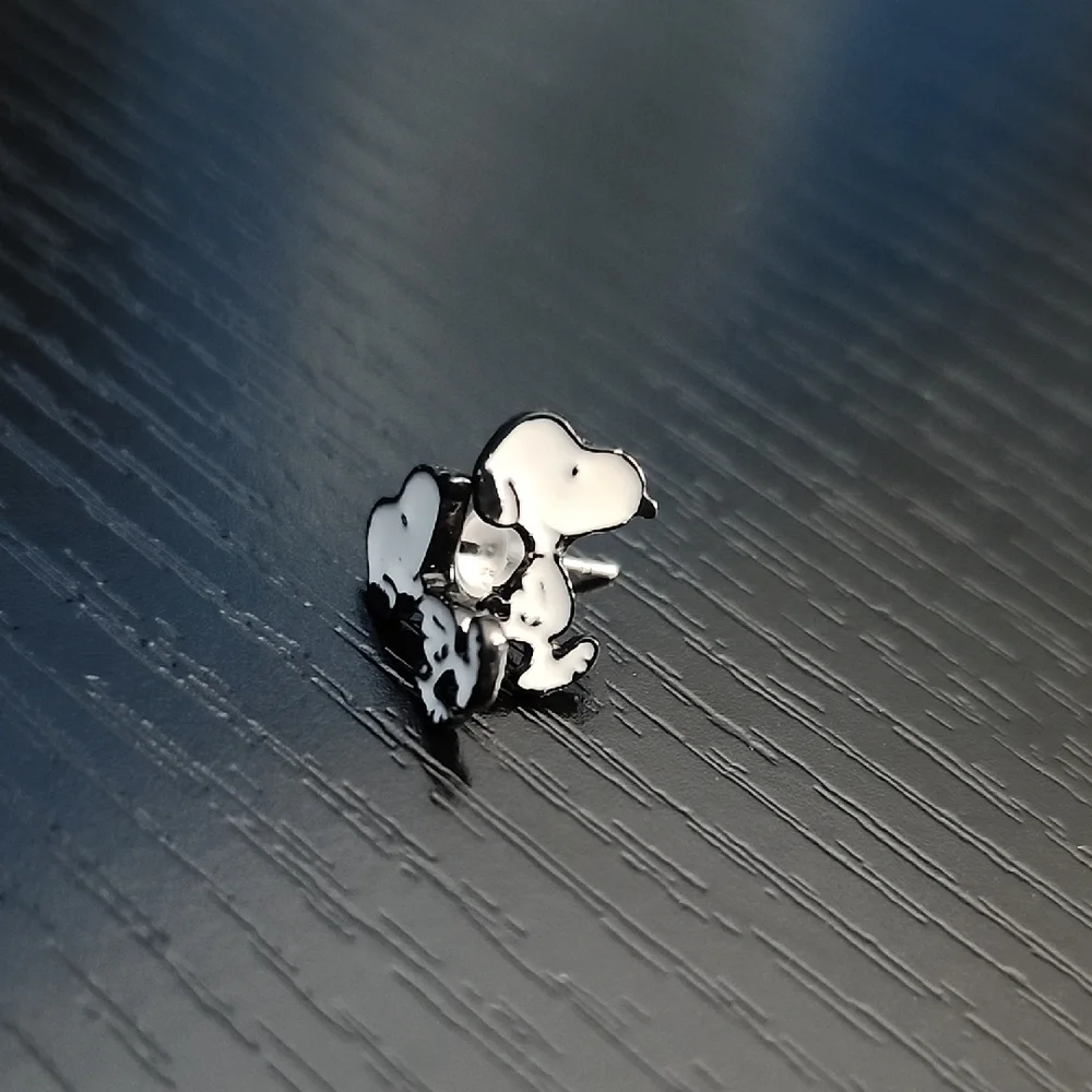Peanuts Snoopy Inspired Earrings - Picture 1 of 5